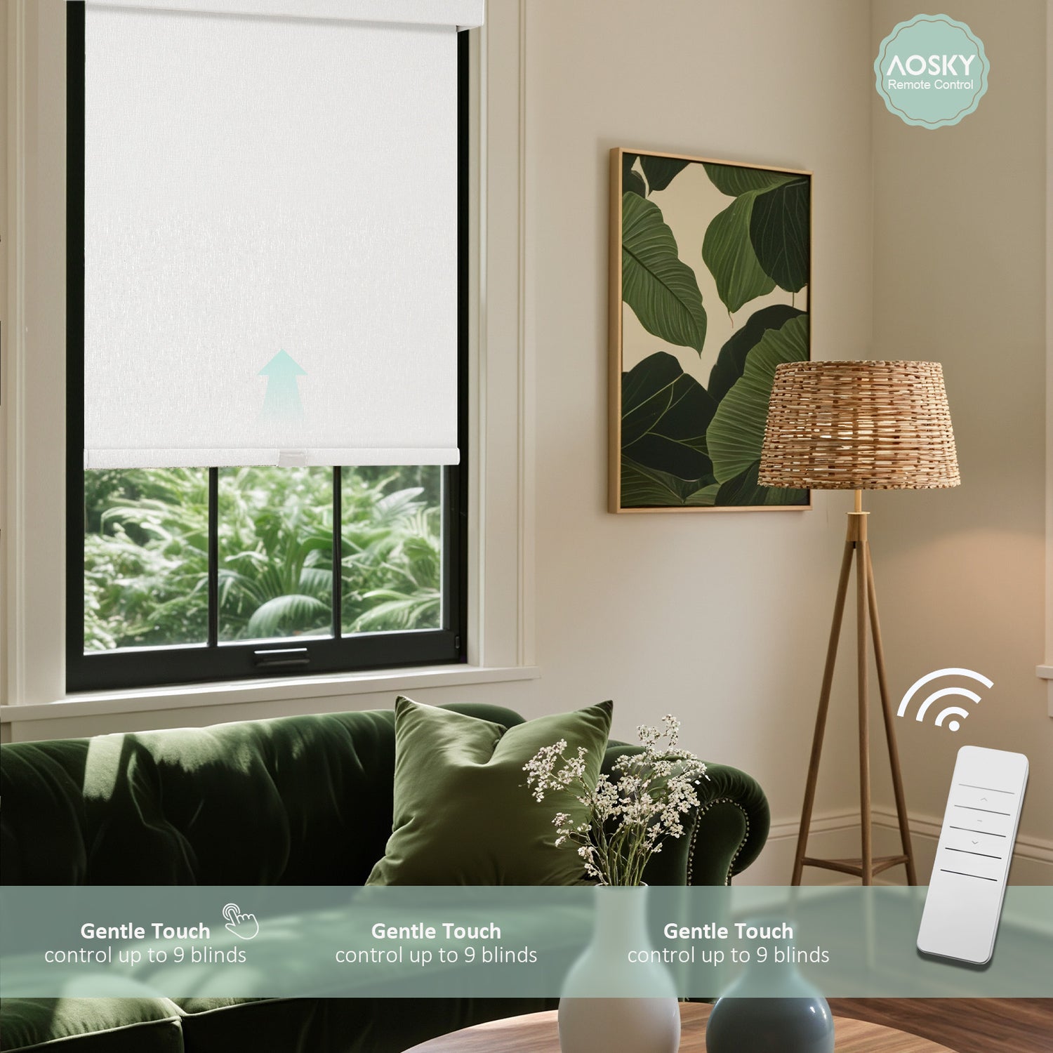 AOSKY Smart Motorized Blackout Roller Shade: The Ultimate Smart Solution for a Perfect Home