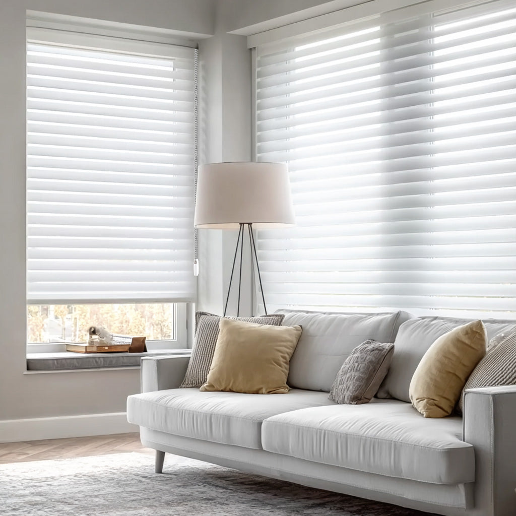 AOSKY Stratus Light Filtering Shangri-La Sheer Shades - Premium Window Blinds
