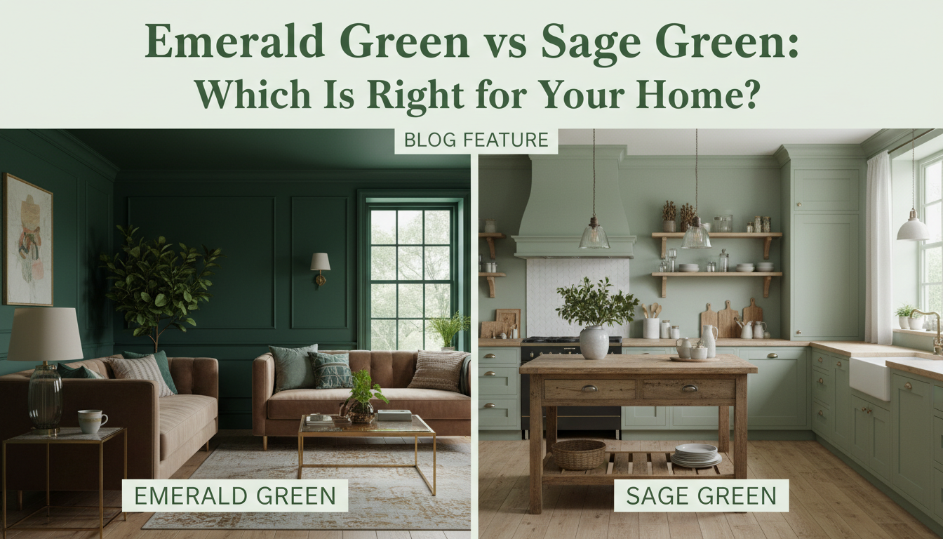 Emerald Green vs Sage Green: Which Is Right for Your Home?