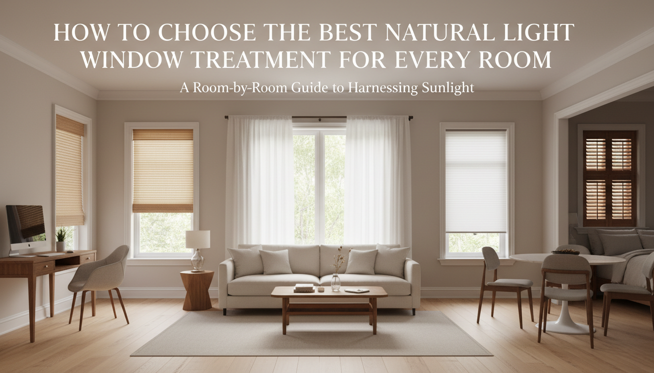 How to Choose the Best Natural Light Window Treatment for Every Room ...