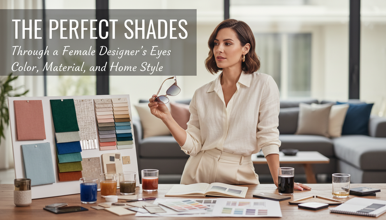 The Perfect shades Through a Female Designer’s Eyes: Color, Material, and Home Style