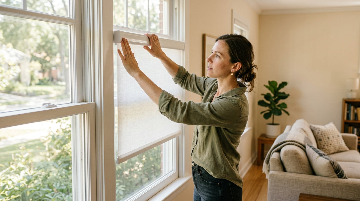 Are No-Drill Adhesive Shades Any Good? Weight Limits & How They Work