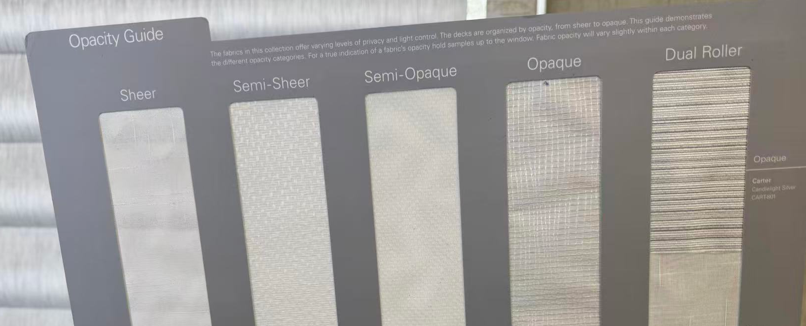 4 Types of Window Shades Opacity Guide