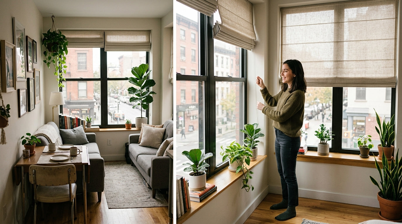 small apartment window treatments — Window Treatment Ideas for Small Apartments