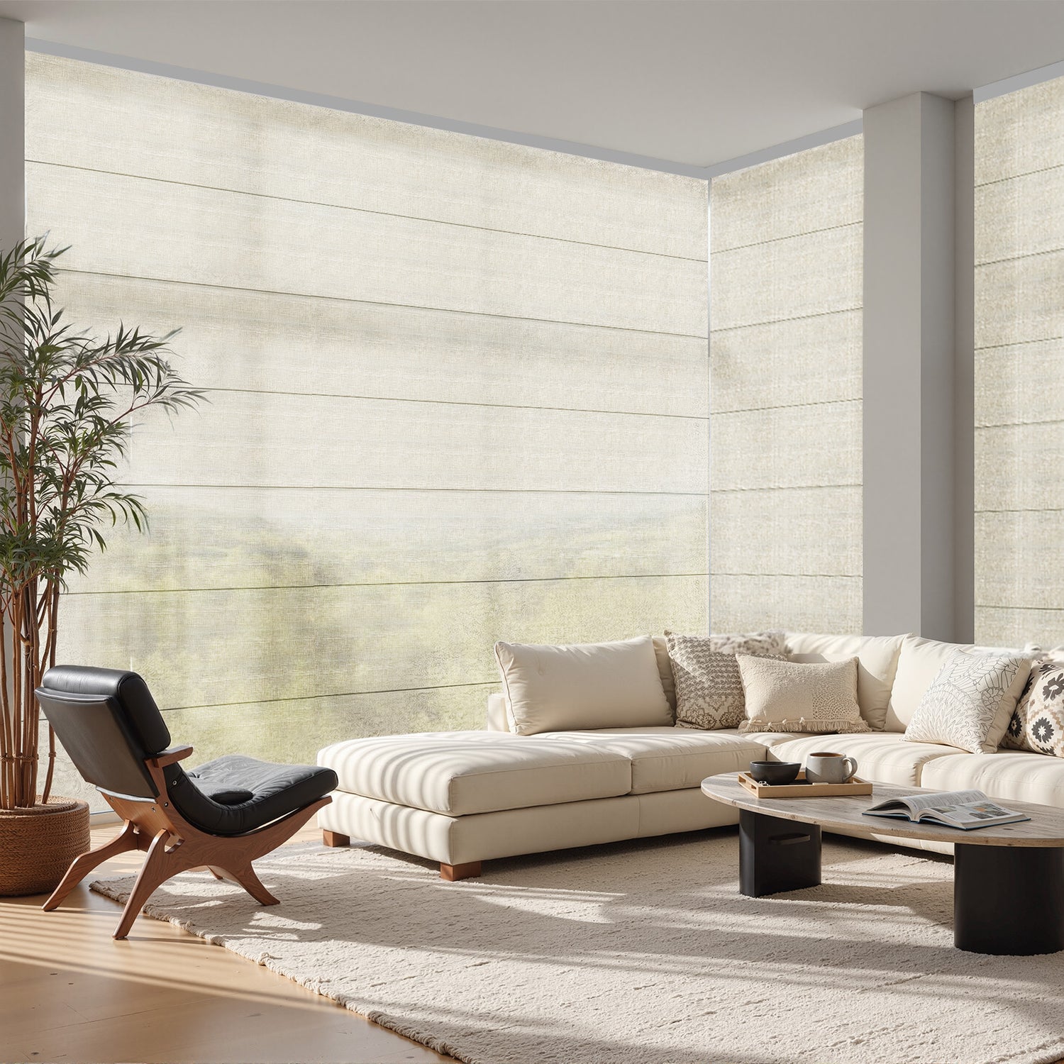 Tuscany Rustic Light Filtering Roman Shade