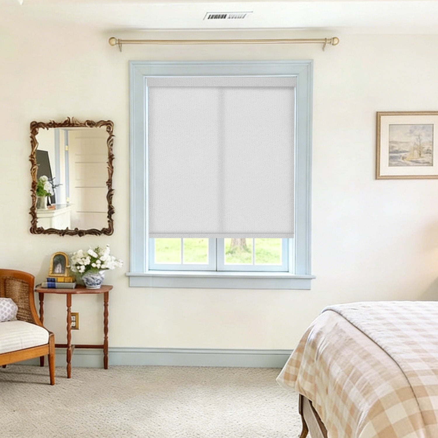 Charcoal Screen View Roller Shades