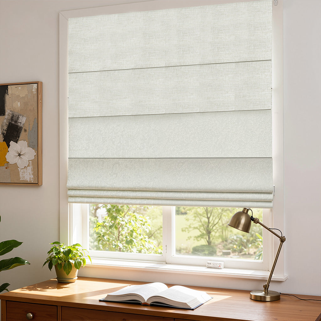 Milan Modern Blackout Roman Shades