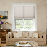 Honeycomb Cellular Shades White Linen YHCKB002 / YHCK002 