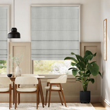 AR-27 Venice Roman Shade Cream With White Stripes AR-27-7001