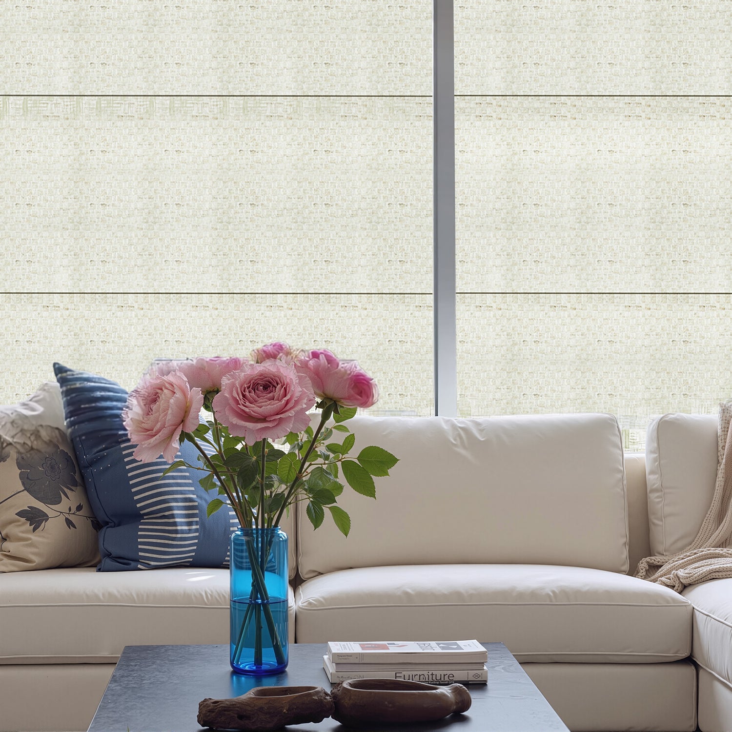 AOSKY Florence Artisan Roman Shades
