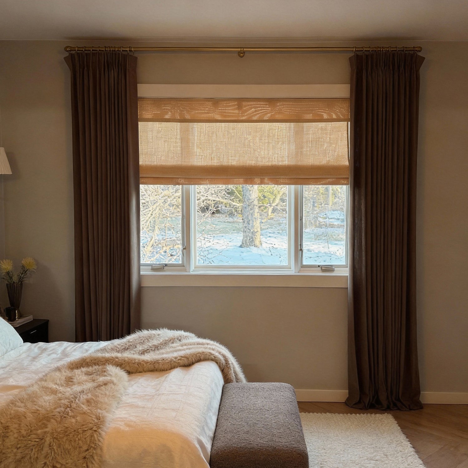 Natural Bamboo Woven Wood Shades