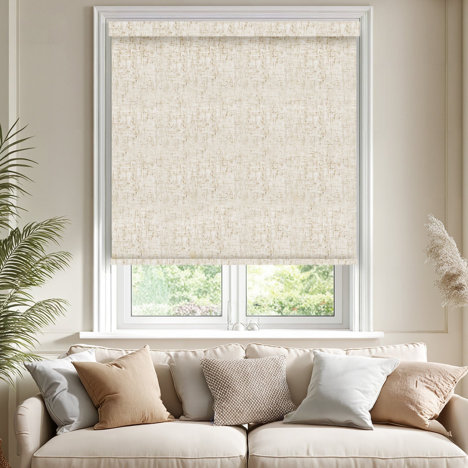 Onyx Contemporary Natural Textures Blackout Roller Shades
