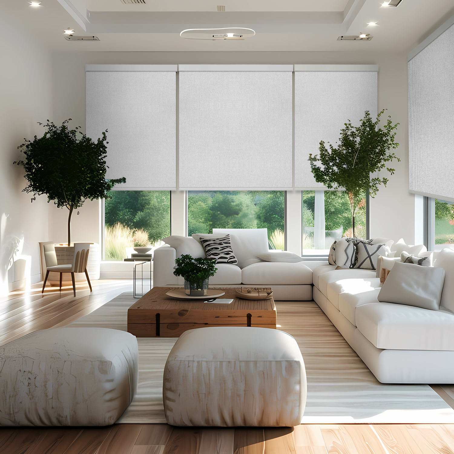 AOSKY Total Blackout Custom Roller Shades – Perfect for Privacy and Light Control