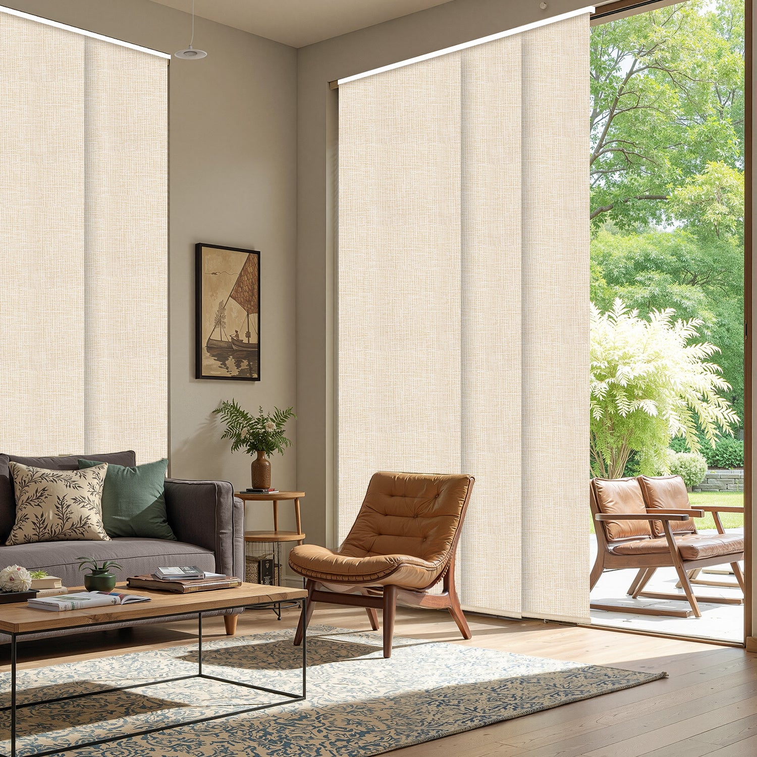 AOSKY Blackout Panel Blinds - Premium Room Darkening Window Treatment