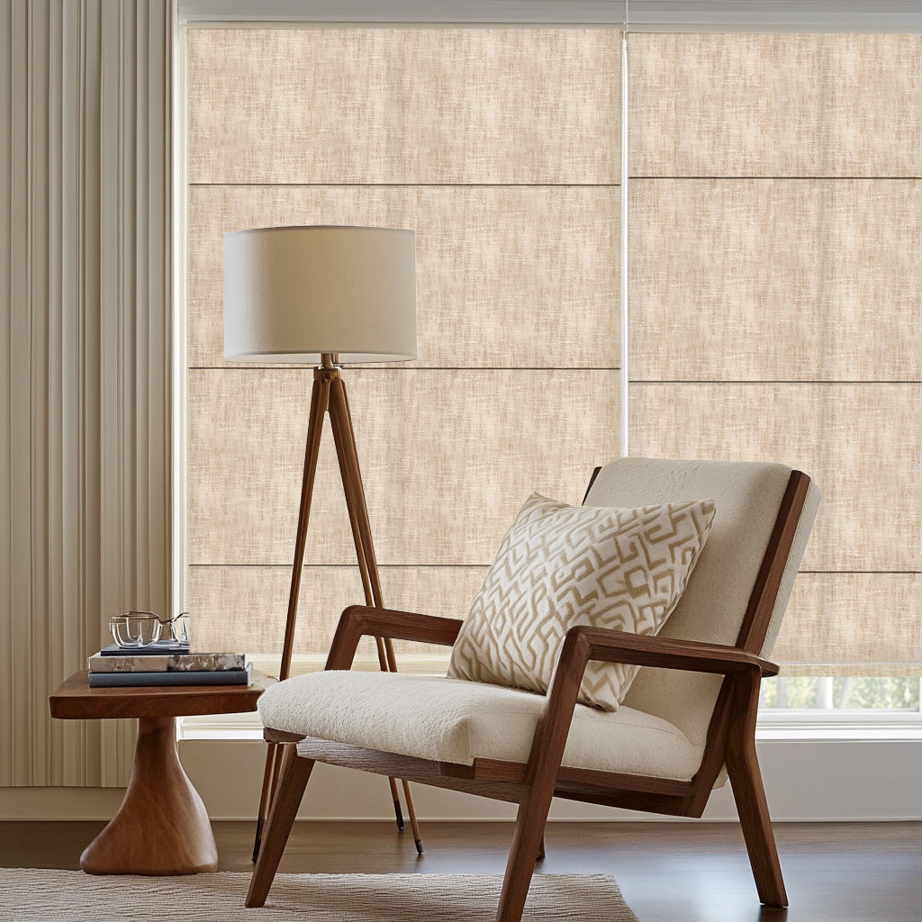 Siena Natural Light Filtering Roman Shade
