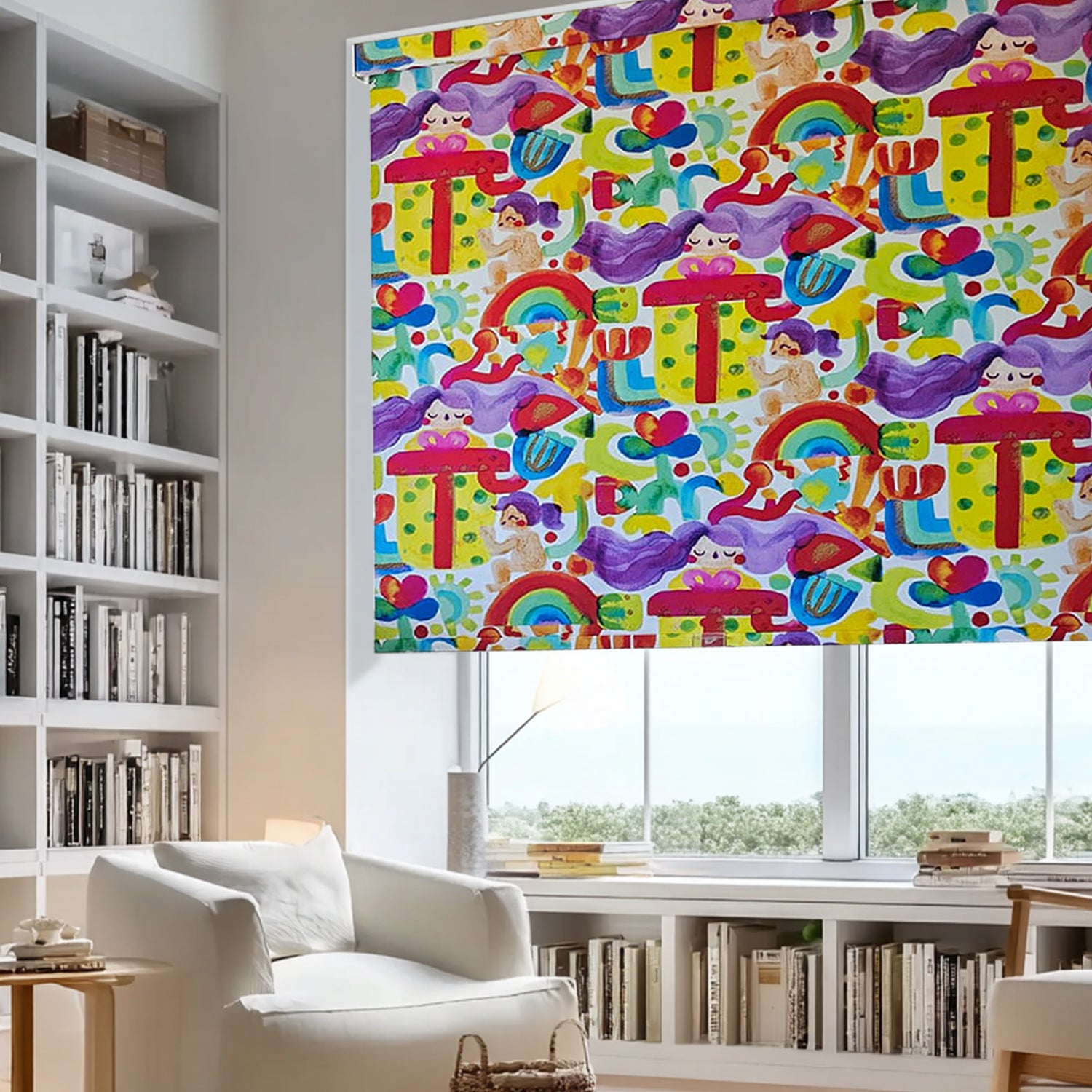 AOSKY x Abhinaya Designer Collection | Custom Printed Blackout Roller Blinds