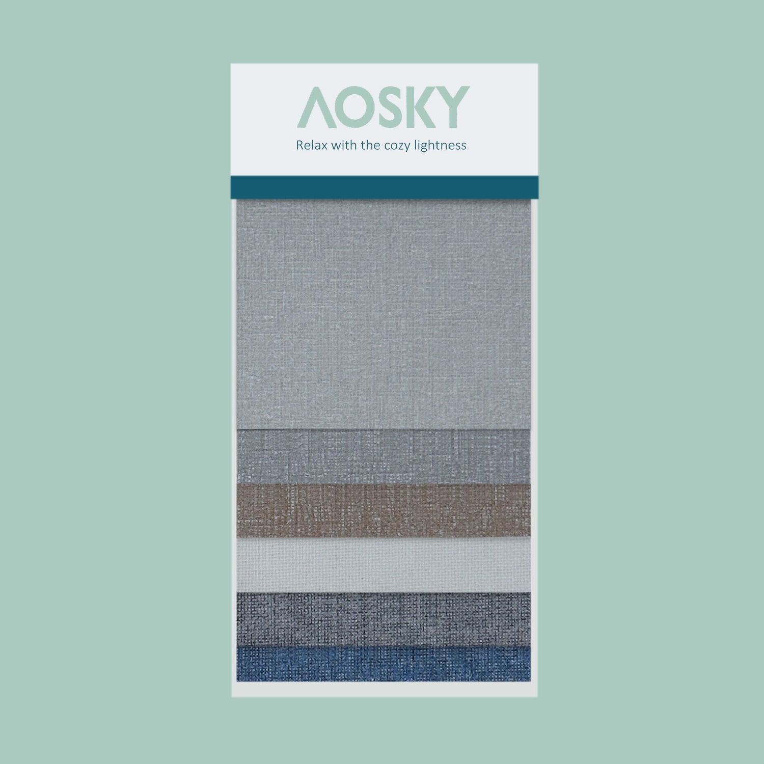 A-1 Graphite Blackout Roller Blind Sample Pack