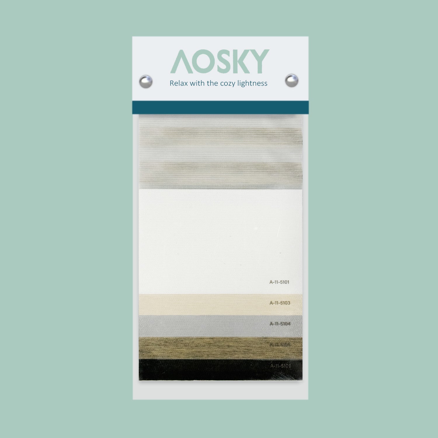 A-11 Broadway Dual Layer Zebra Shade Sample Pack