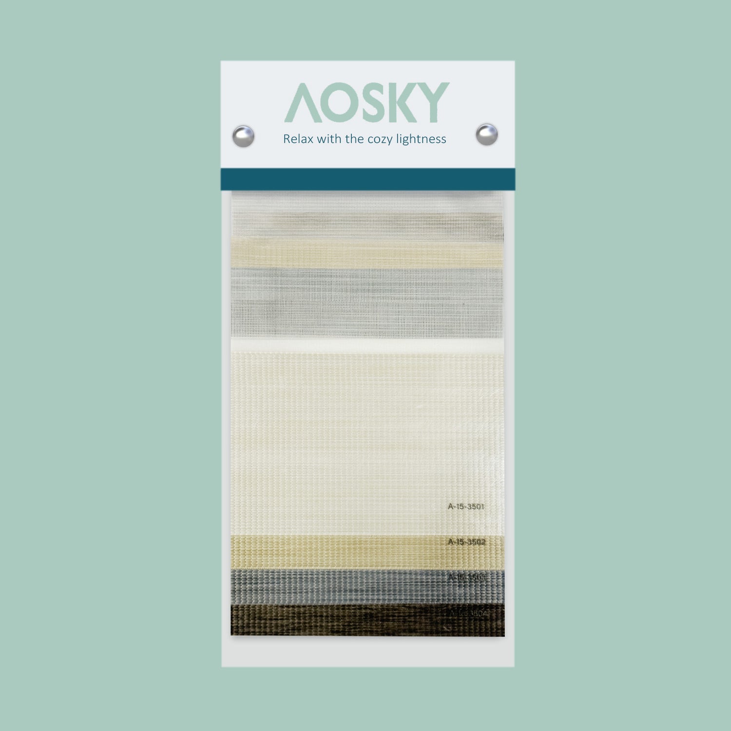 A-15 Central Park Dual Layer Zebra Shade Sample Pack