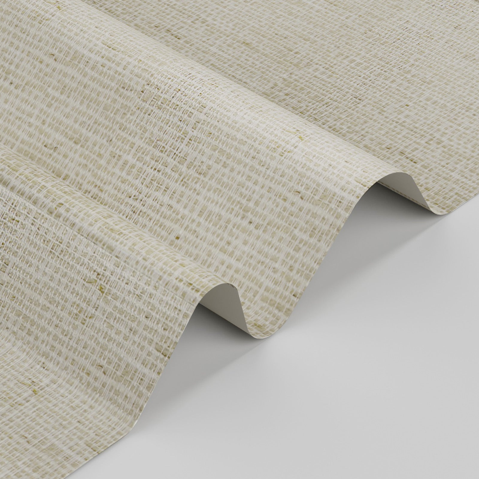 AOSKY Charcoal Blackout Roller Shade Khaki fabric closeup 