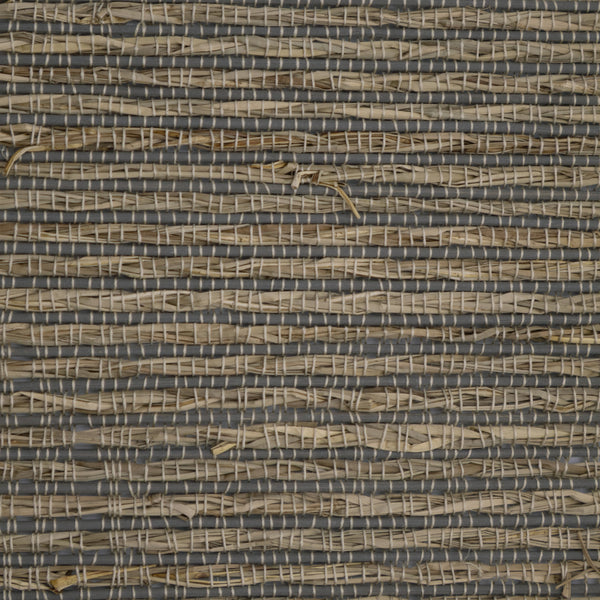 AW-49 Abaca Artisan Woven Wood Shade Smoky Slate AW-49-F26032
