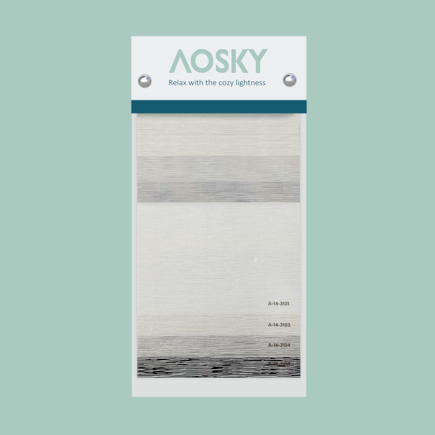 A-14 Fifth Avenue Dual Layer Zebra Shade Sample Pack