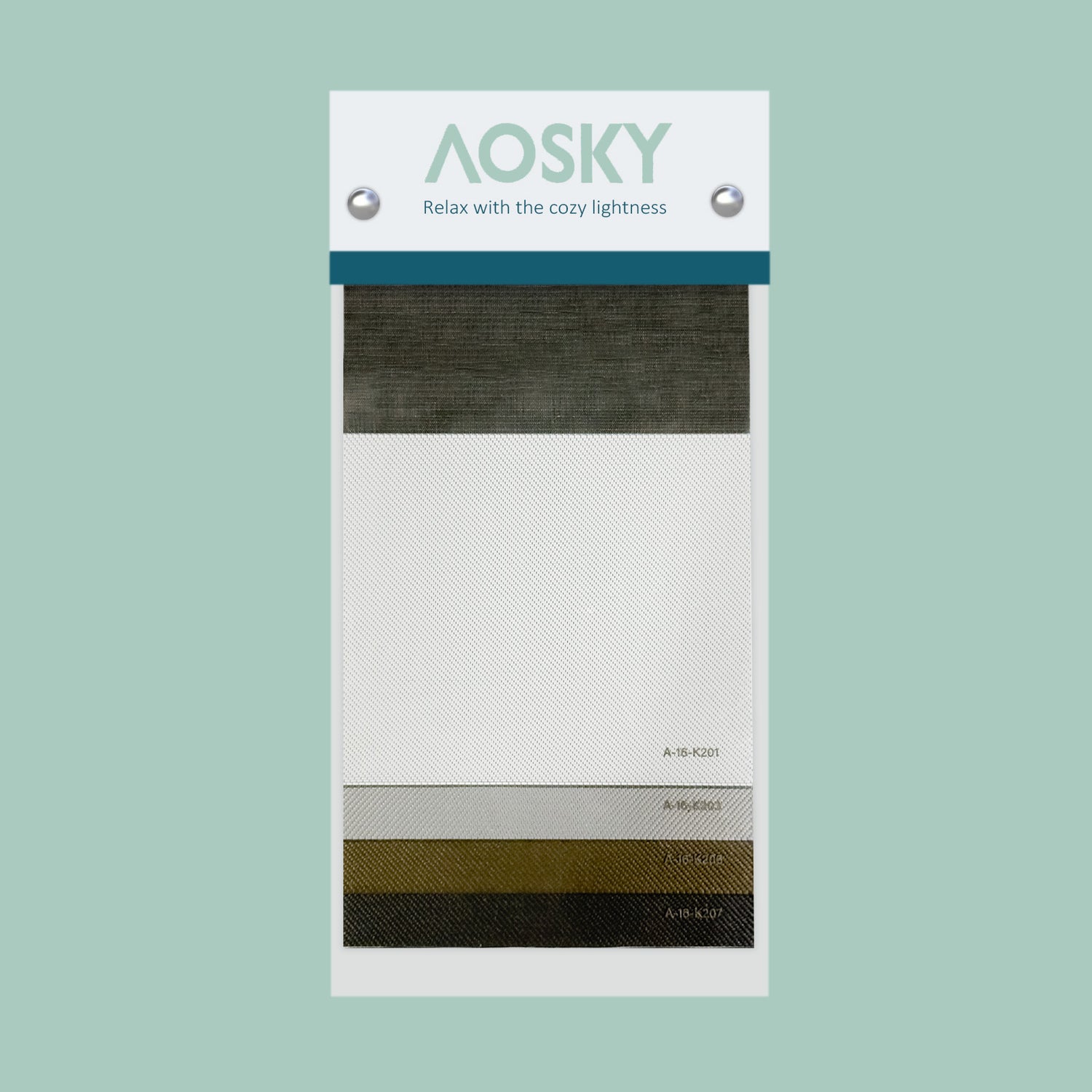 A-16 Madison Dual Layer Zebra Shade Sample Pack