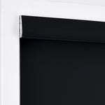 AOSKY No Drill No Tools Roller Shade Black headrail detail 