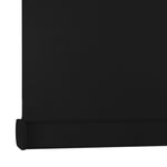 AOSKY No Drill No Tools Roller Shade Black bottom rail detail 