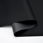 AOSKY No Drill No Tools Roller Shade Black fabric closeup 