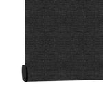 AOSKY No Drill No Tools Roller Shade Chocolate bottom rail detail 