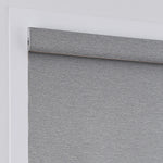 AOSKY No Drill No Tools Roller Shade Dark Grey headrail detail 