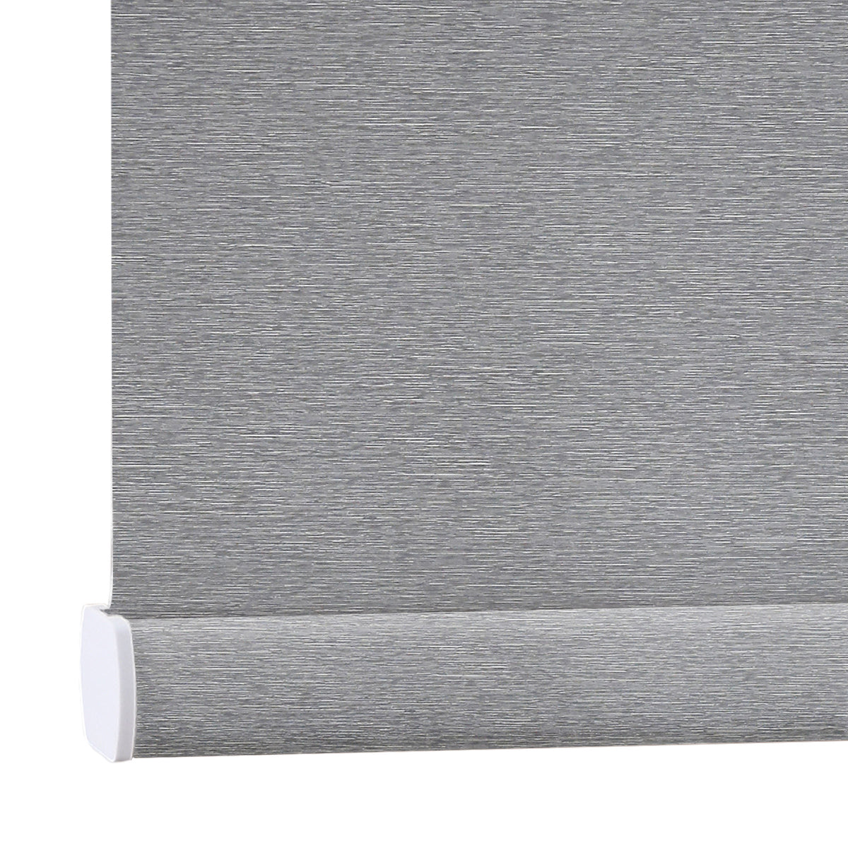 AOSKY No Drill No Tools Roller Shade Dark Grey bottom rail detail 