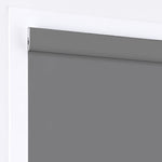 AOSKY No Drill No Tools Roller Shade Gray headrail detail 