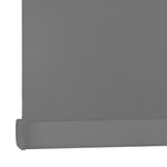 AOSKY No Drill No Tools Roller Shade Gray bottom rail detail 