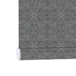 AOSKY No Drill No Tools Roller Shade Grey bottom rail detail 