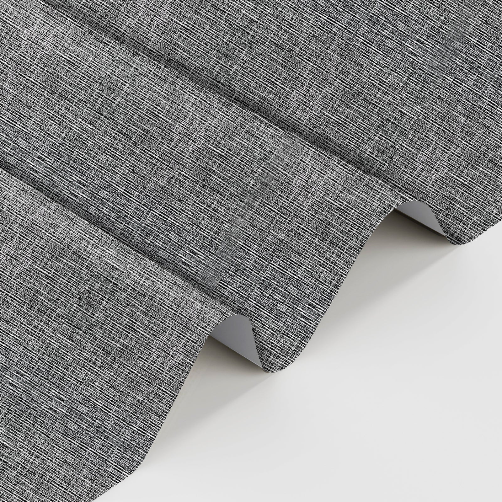 AOSKY No Drill No Tools Roller Shade Grey fabric closeup 