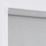 AOSKY No Drill No Tools Roller Shade Light Grey headrail detail 