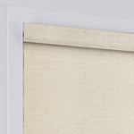 AOSKY No Drill No Tools Roller Shade Light Khaki headrail detail 