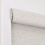 AOSKY No Drill No Tools Roller Shade Linen headrail detail 