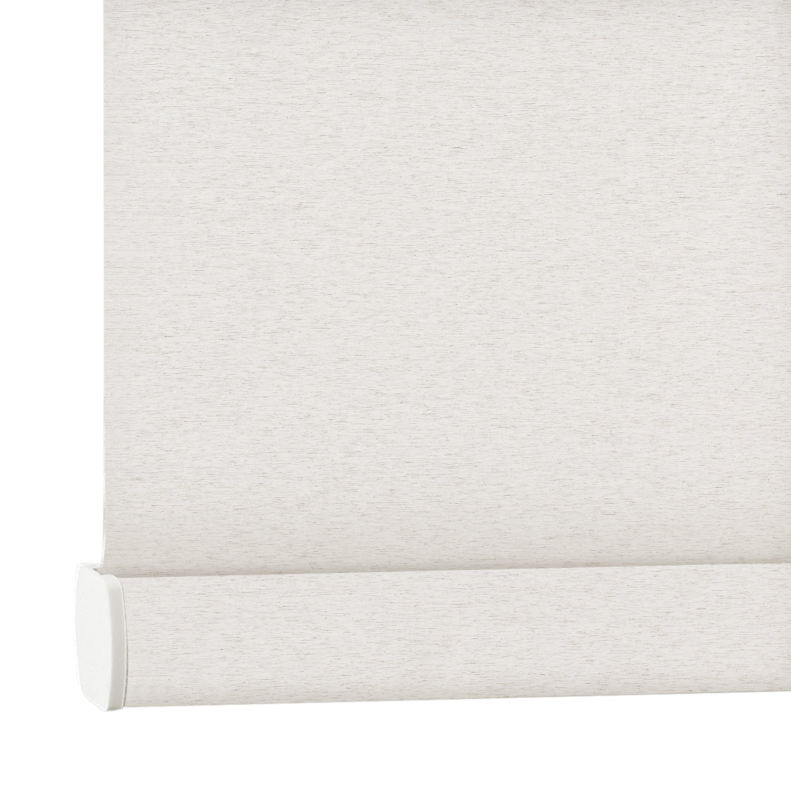 AOSKY No Drill No Tools Roller Shade Linen bottom rail detail 