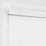 AOSKY No Drill No Tools Roller Shade Snow White headrail detail 