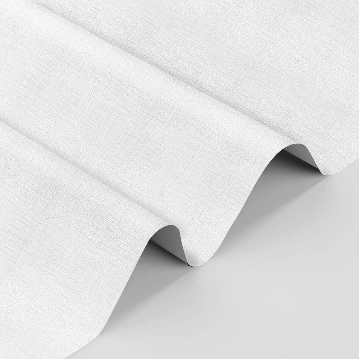 AOSKY No Drill No Tools Roller Shade Snow White fabric closeup 