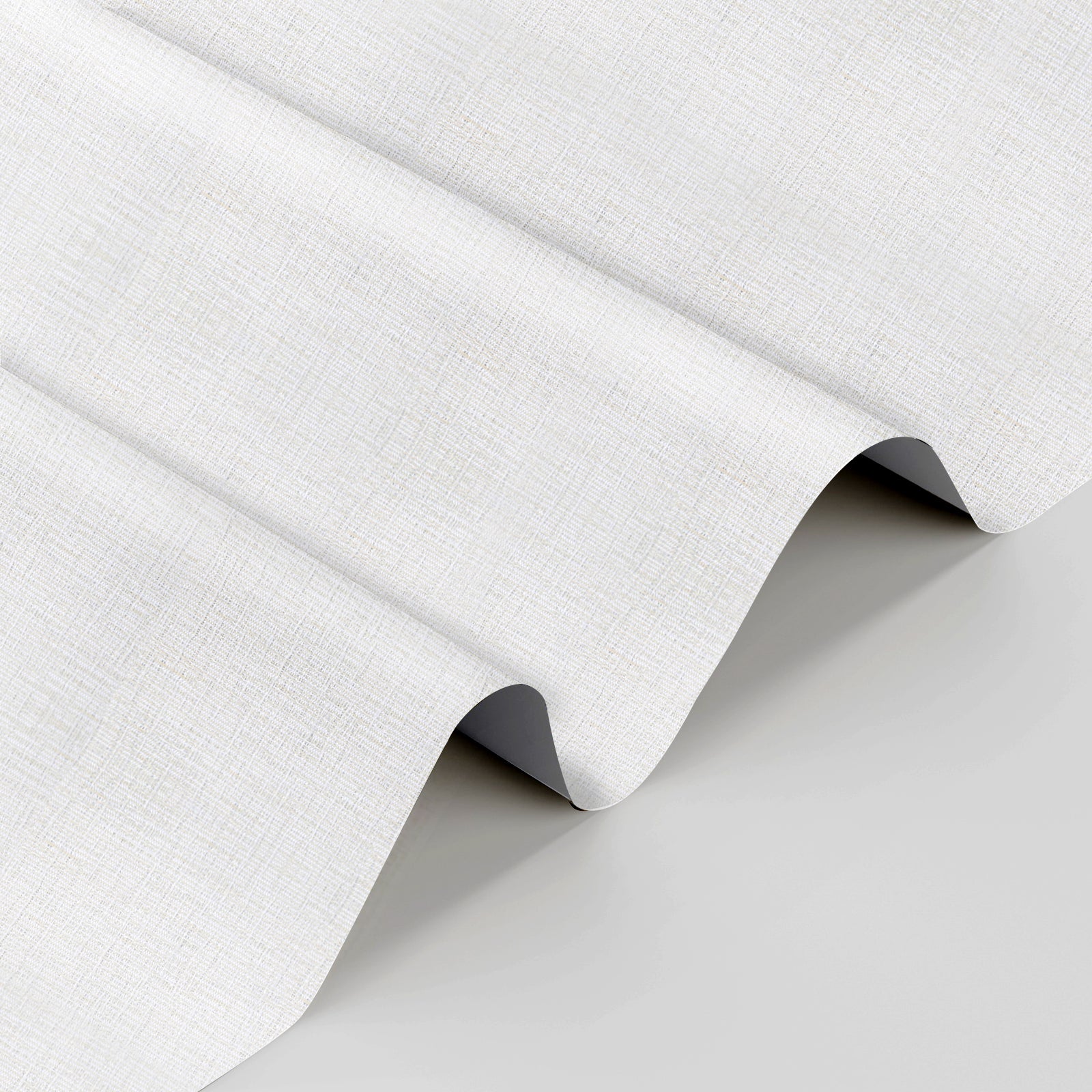 AOSKY No Drill No Tools Roller Shade White fabric closeup 