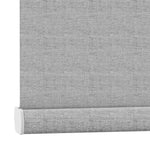 AOSKY No Drill No Tools Roller Shade White Grey bottom rail detail 