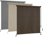 AOSKY Outdoor Blackout Roller Shade Mocha product view 