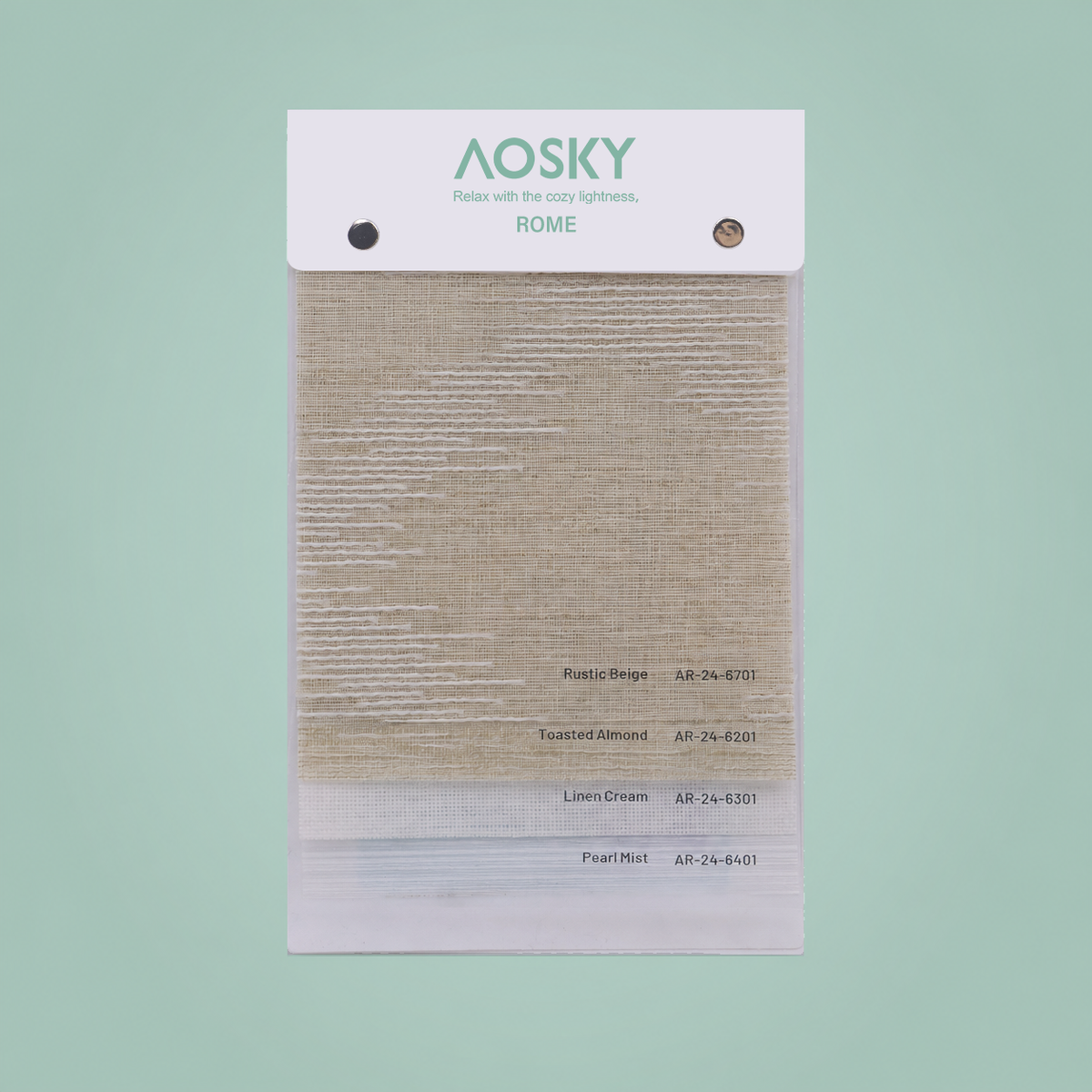AR-24 Rome Roman Shade Sample Pack