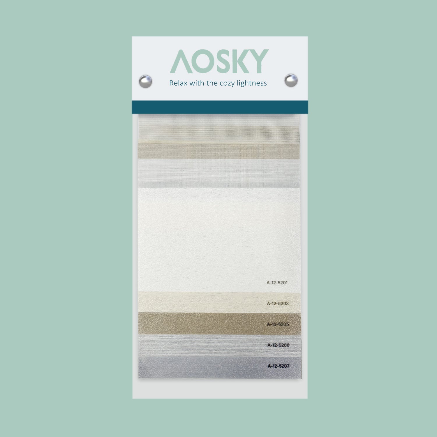 A-12 Times Square Dual Layer Zebra Shade Sample Pack