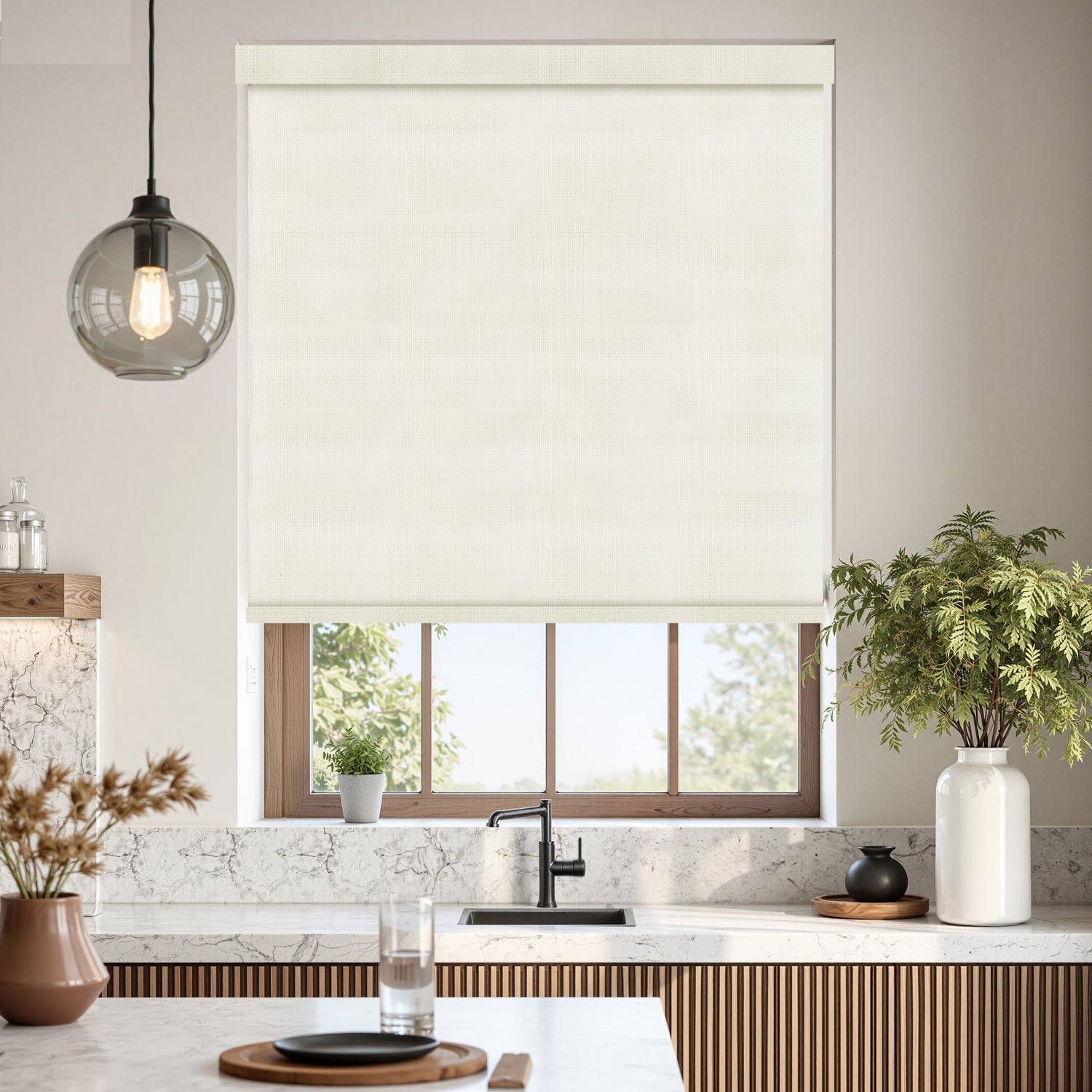 Slate Blackout Roller Shades