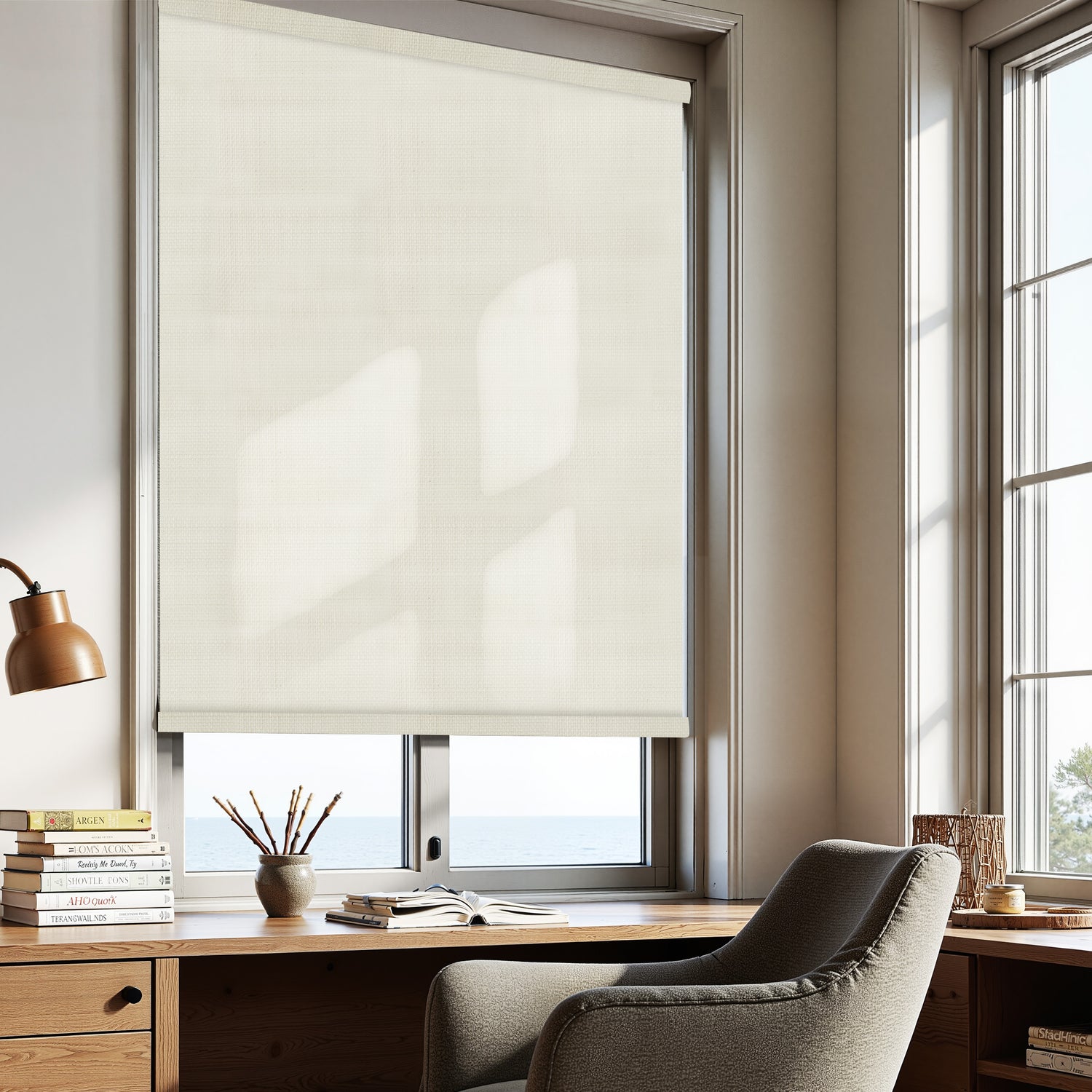 Slate Blackout Roller Shades